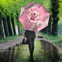 Hawaii Maui Island Flowers Lei Umbrella Lokelani Rose Pink