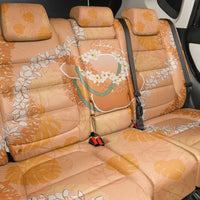 Hawaii Lanai Island Flowers Lei Back Car Seat Cover Orange Kaunaoa Mix Maile