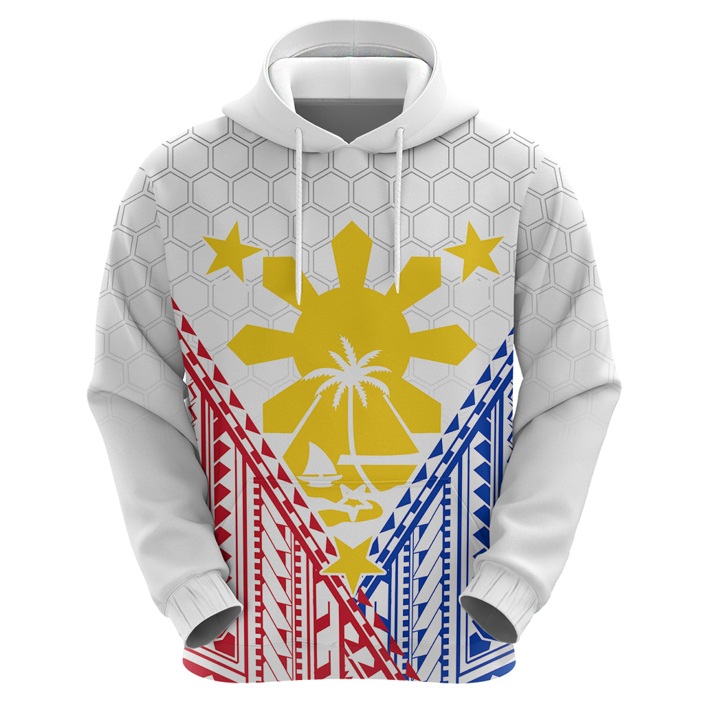 Custom Philippines Mix Guam Hoodie Filipino Flag Style LT7 - Polynesian Pride