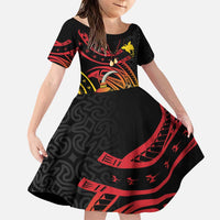 Personalized Milne Bay Family Matching Puletasi and Hawaiian Shirt PNG Lime Pot with Oro Tapa