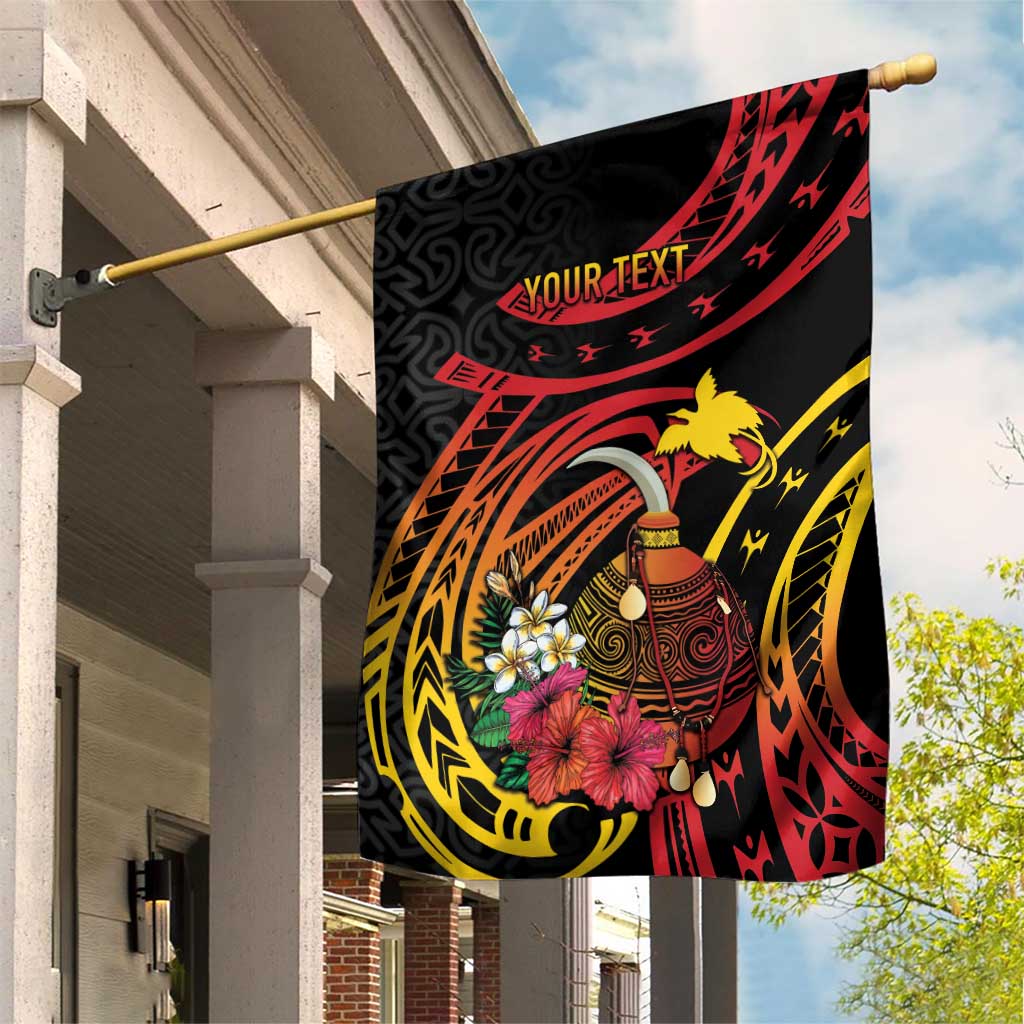 Personalized Milne Bay Garden Flag PNG Lime Pot with Oro Tapa