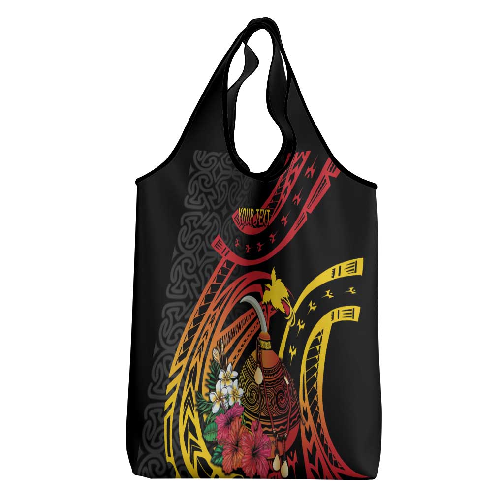 Personalized Milne Bay Grocery Bag PNG Lime Pot with Oro Tapa