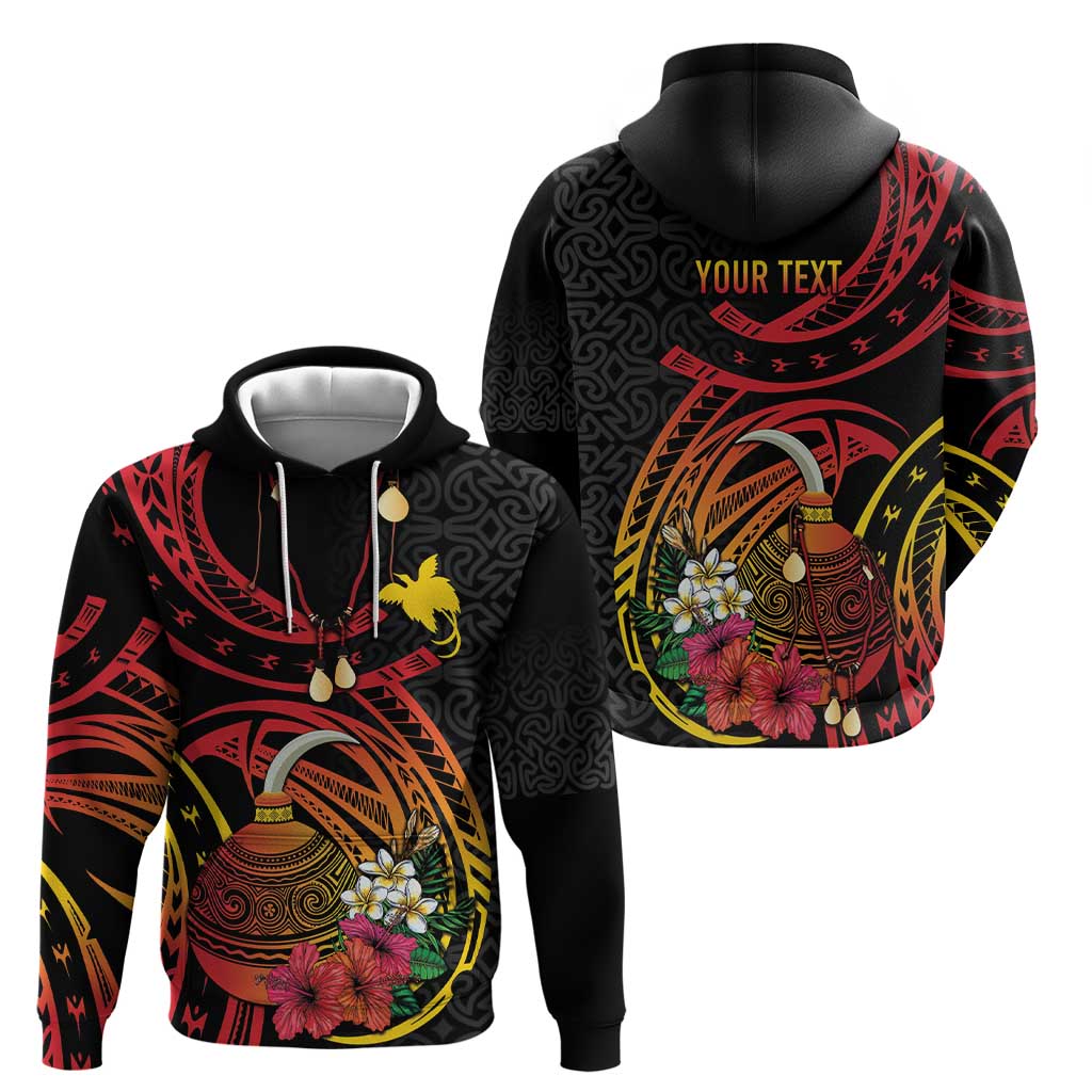 Personalized Milne Bay Hoodie PNG Lime Pot with Oro Tapa