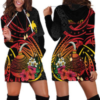 Personalized Milne Bay Hoodie Dress PNG Lime Pot with Oro Tapa