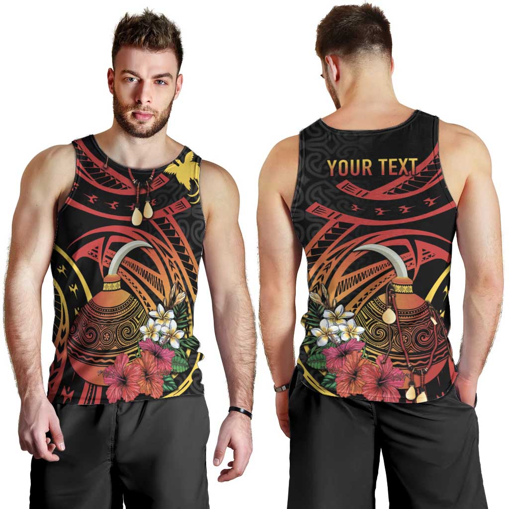 Personalized Milne Bay Men Tank Top PNG Lime Pot with Oro Tapa