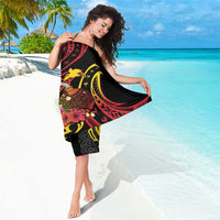 Personalized Milne Bay Sarong PNG Lime Pot with Oro Tapa