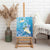 Hafa Adai Guam Chamorro Personalized Canvas Wall Art Ocean Blue Latte Stone with Guasali - Polynesian Pride