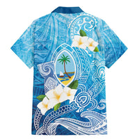 Hafa Adai Guam Chamorro Personalized Family Matching Mermaid Dress and Hawaiian Shirt Ocean Blue Latte Stone with Guasali LT7 - Polynesian Pride