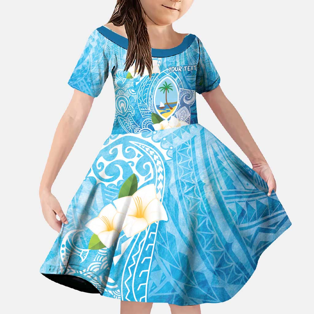 Hafa Adai Guam Chamorro Personalized Family Matching Summer Maxi Dress and Hawaiian Shirt Ocean Blue Latte Stone with Guasali - Polynesian Pride