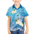 Hafa Adai Guam Chamorro Personalized Hawaiian Shirt Ocean Blue Latte Stone with Guasali - Polynesian Pride