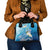 Hafa Adai Guam Chamorro Personalized Shoulder Handbag Ocean Blue Latte Stone with Guasali - Polynesian Pride
