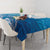 Hafa Adai Guam Chamorro Personalized Tablecloth Ocean Blue Latte Stone with Guasali - Polynesian Pride