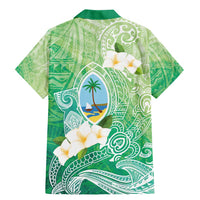Hafa Adai Guam Chamorro Personalized Family Matching Mermaid Dress and Hawaiian Shirt Summer Green Latte Stone with Guasali LT7 - Polynesian Pride