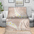Polynesian Vintage Floral Blanket Beige Motifs - Polynesian Pride
