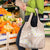 Polynesian Vintage Floral Grocery Bag Beige Motifs - Polynesian Pride