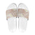 Polynesian Vintage Floral Slide Sandals Beige Motifs - Polynesian Pride