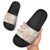 Polynesian Vintage Floral Slide Sandals Beige Motifs - Polynesian Pride