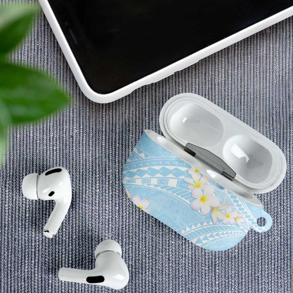 Polynesian Vintage Floral AirPods Case Azure Motifs - Polynesian Pride