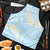 Polynesian Vintage Floral Apron Azure Motifs - Polynesian Pride