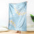 Polynesian Vintage Floral Blanket Azure Motifs - Polynesian Pride