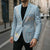 Polynesian Vintage Floral Blazer Azure Motifs - Polynesian Pride