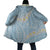 Polynesian Vintage Floral Cloak Azure Motifs - Polynesian Pride