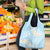 Polynesian Vintage Floral Grocery Bag Azure Motifs - Polynesian Pride
