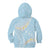 Polynesian Vintage Floral Kid Hoodie Azure Motifs - Polynesian Pride