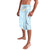 Polynesian Vintage Floral Lavalava Azure Motifs - Polynesian Pride