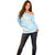 Polynesian Vintage Floral Off Shoulder Sweater Azure Motifs - Polynesian Pride