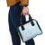 Polynesian Vintage Floral Shoulder Handbag Azure Motifs - Polynesian Pride