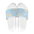 Polynesian Vintage Floral Slide Sandals Azure Motifs - Polynesian Pride