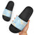 Polynesian Vintage Floral Slide Sandals Azure Motifs - Polynesian Pride