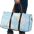 Polynesian Vintage Floral Travel Bag Azure Motifs - Polynesian Pride
