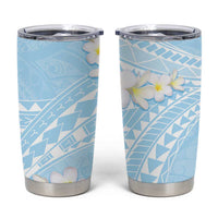 Polynesian Vintage Floral Tumbler Cup Azure Motifs LT7 Azure - Polynesian Pride