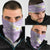 Polynesian Vintage Floral Neck Gaiter Lavender Motifs - Polynesian Pride