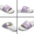Polynesian Vintage Floral Slide Sandals Lavender Motifs - Polynesian Pride