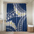 Polynesian Vintage Floral Bathroom Set Navy Blue Motifs - Polynesian Pride
