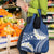 Polynesian Vintage Floral Grocery Bag Navy Blue Motifs - Polynesian Pride