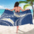 Polynesian Vintage Floral Sarong Navy Blue Motifs - Polynesian Pride