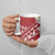 Polynesian Vintage Floral Ceramic Mug Scarlet Motifs - Polynesian Pride