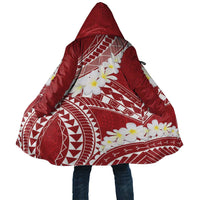 Polynesian Vintage Floral Cloak Scarlet Motifs - Polynesian Pride