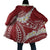 Polynesian Vintage Floral Cloak Scarlet Motifs - Polynesian Pride