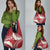 Polynesian Vintage Floral Grocery Bag Scarlet Motifs - Polynesian Pride