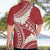 Polynesian Vintage Floral Hawaiian Shirt Scarlet Motifs - Polynesian Pride