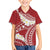 Polynesian Vintage Floral Hawaiian Shirt Scarlet Motifs - Polynesian Pride