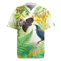 New Zealand Maori Mahuru Rugby Jersey Tui With Pikawakawa Spring Colors LT7 Multicolor - Polynesian Pride