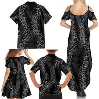 Hawaii Plumeria Lei Family Matching Summer Maxi Dress and Hawaiian Shirt Aloha Festive Vibe LT7 - Polynesian Pride