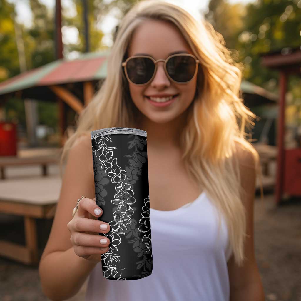 Hawaii Plumeria Lei Skinny Tumbler Aloha Festive Vibe