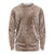 Hawaii Plumeria Lei Long Sleeve Shirt Aloha Festive Vibe - Beige